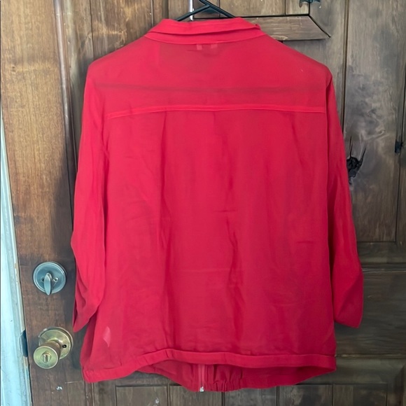 Torrid Red Jacket Casual Lightweight size 0 - Picture 5 of 6